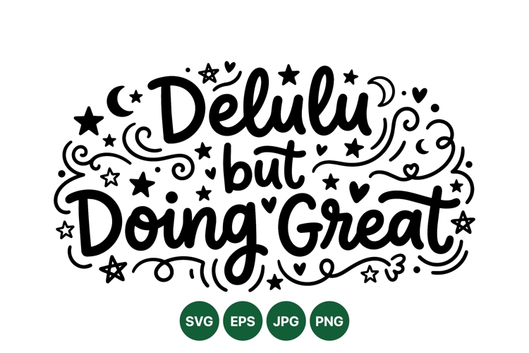 Hand Lettered Motivational Quote SVG Design