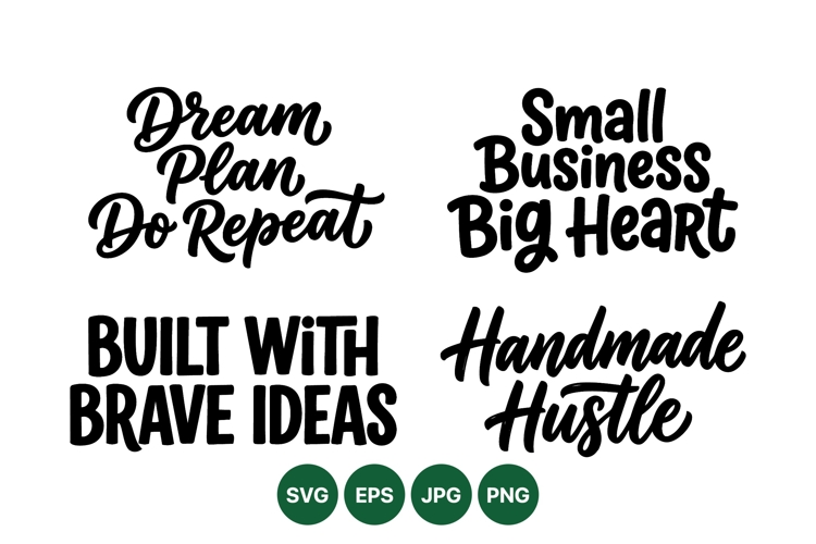 Hand Lettered Motivational Quotes For Business Crafts