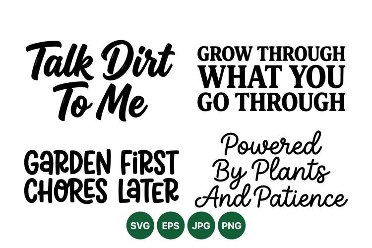 Inspirational Garden Quote SVG For Crafting