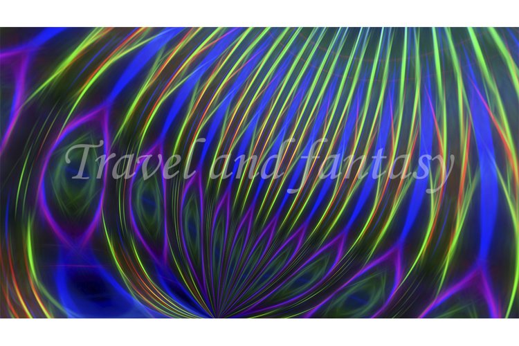 Abstract fractal multi-colored symmetrical background.