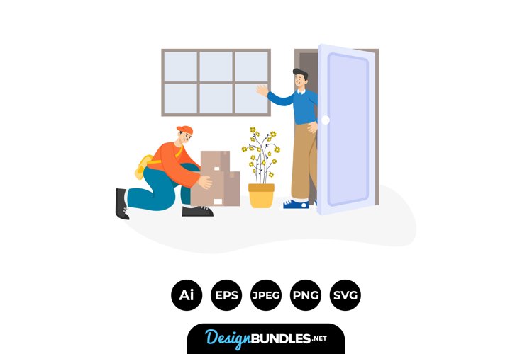 Delivery Man Illustrations