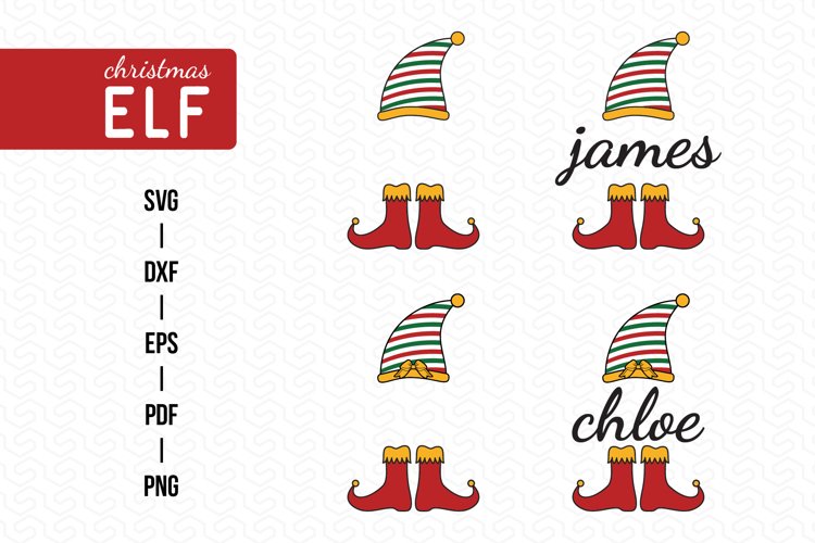 ELF SVG, Christmas SVG, Christmas ELF Clipart example image 1