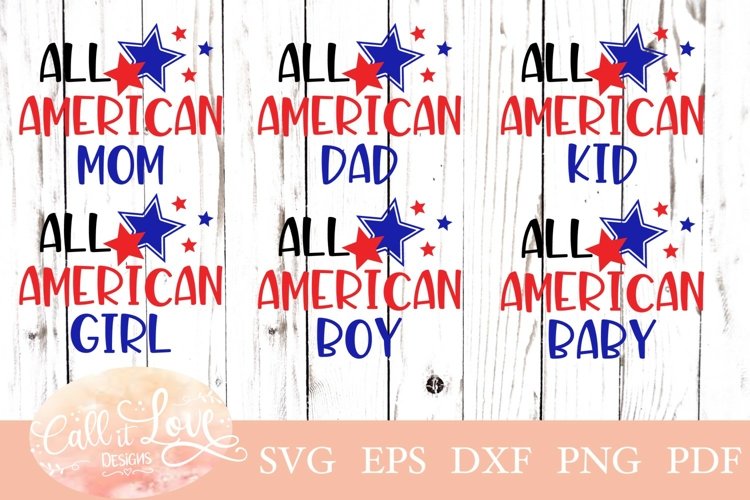 Download All American Family Svg Bundle 4th Of July Svg Family Svg 1329777 Cut Files Design Bundles