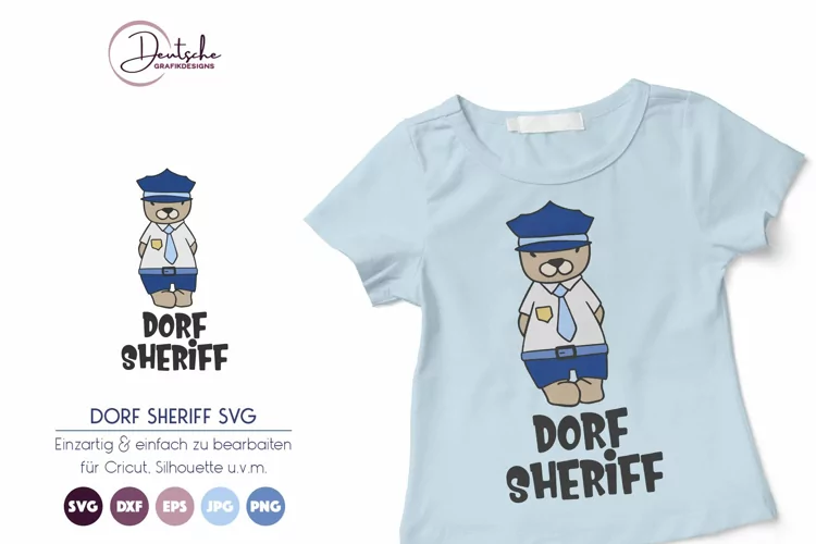 Dorf Sheriff SVG | Polizei SVG