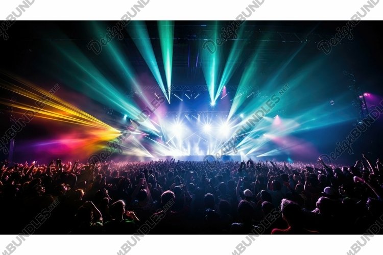 dynamic light beam background example image 1