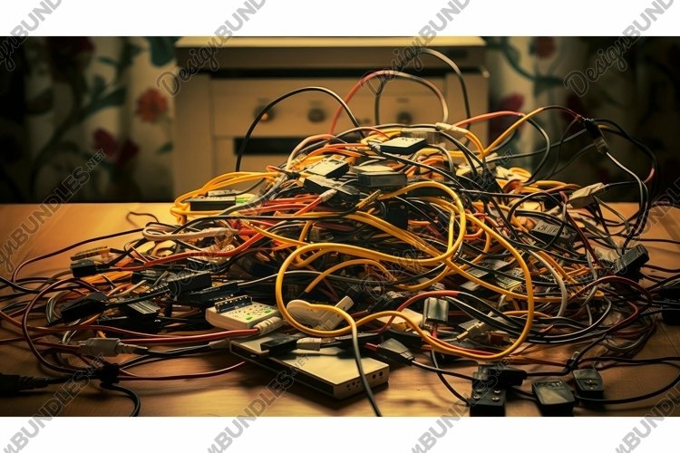 desk charging cable example image 1