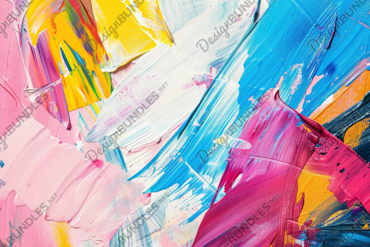 Paint Brushstrokes Background Wallpaper example image 1