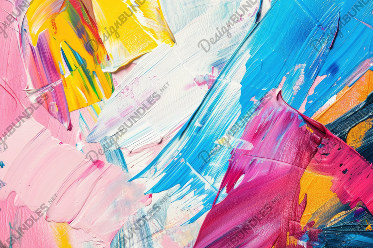 Paint Brushstrokes Background Wallpaper