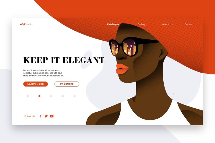 Elegant - Banner & Landing Page example image 1