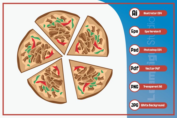 Pizza Slice Clipart Image 12