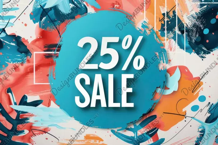 25 SALE Background Wallpaper