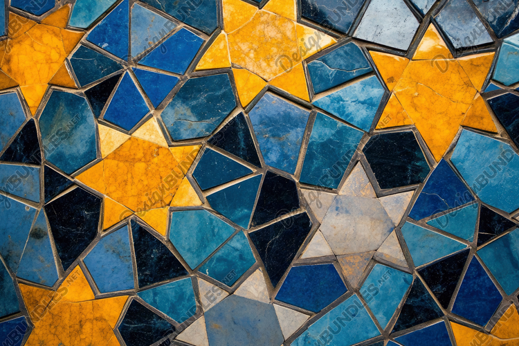 Moroccan Tiles Background Wallpaper