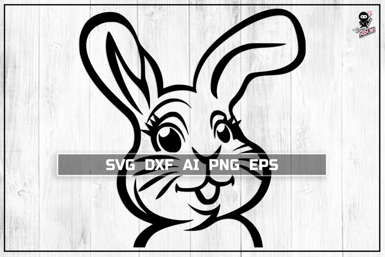 Cute Bunny Svg Image 10