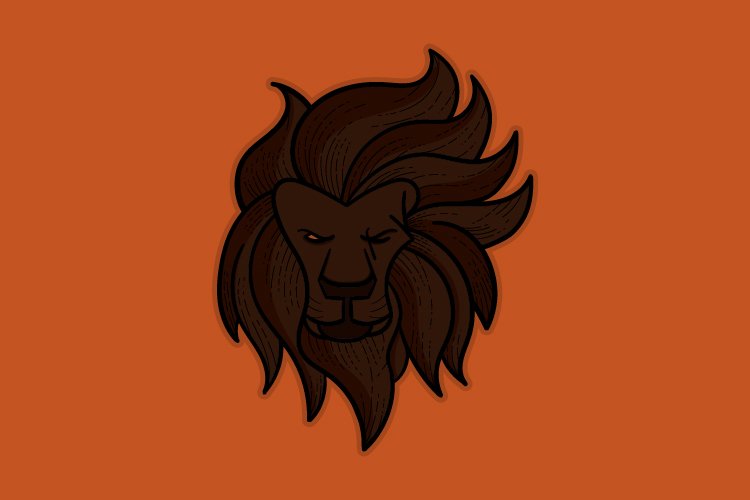 lion esports logo for your team game, squad game logo example image 1