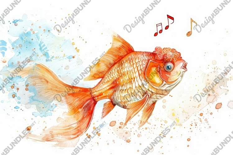 Goldfish Clipart Image 13