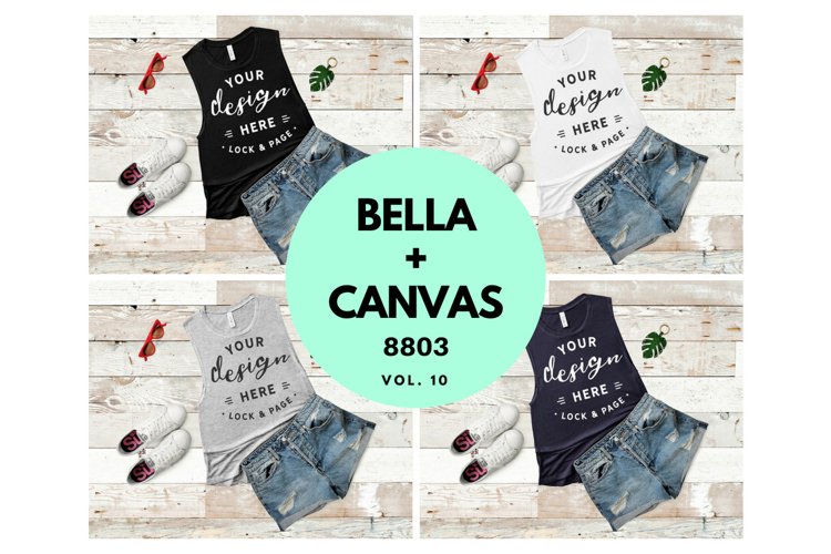 Tank Top Mockup Bundle Bella Canvas 8803 Vol. 10