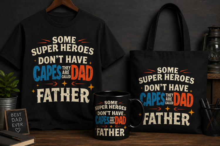 Some Superheroes Don’t Have Capes They’re Called Dad PNG