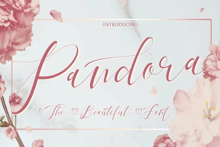 Pandora The Beautiful Font