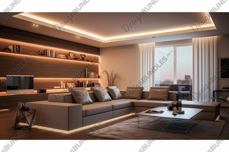 sleek interior led lighting example image 1