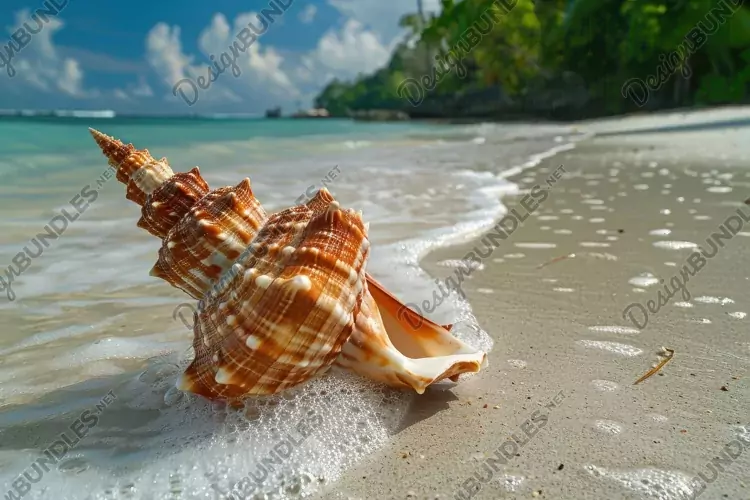 Conch Background Wallpaper