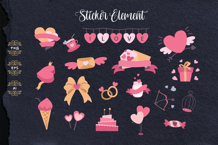 Cute Sticker Element example image 1