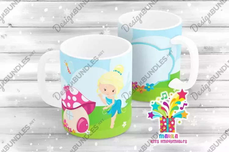 Fairy Mug Sublimation Designs #6