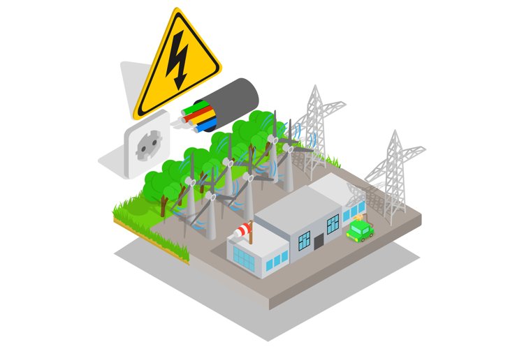 Wind Turbine Clipart Image 7