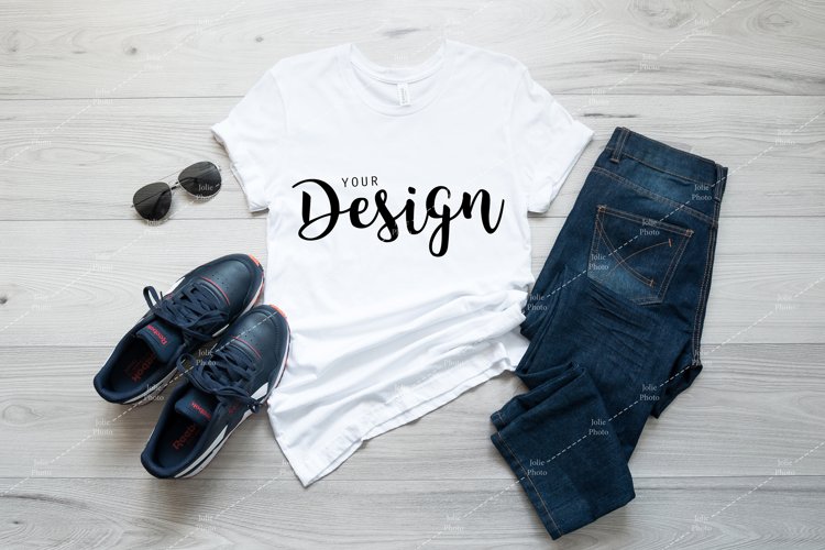 White Tshirt Mockup Image 5