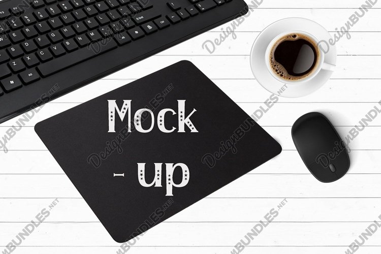Mousepad Mockup psd & jpeg | Office Desk Mouse Pad Mockup