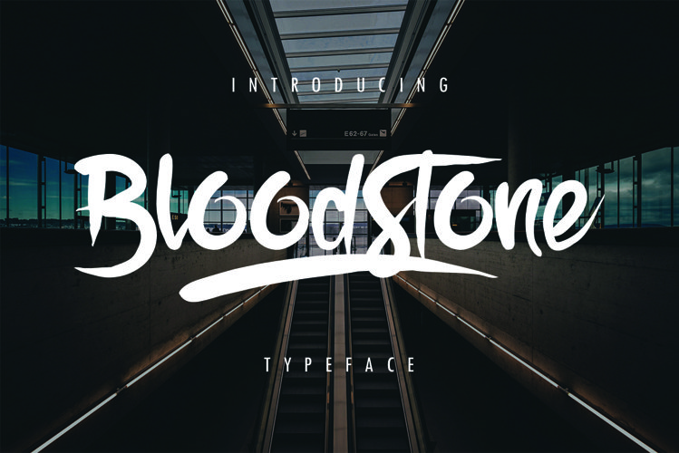 BloodStone Typeface example image 1