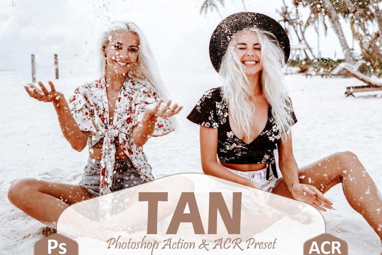 10 Tan Photoshop Actions And ACR Presets, Instagram modern example image 1