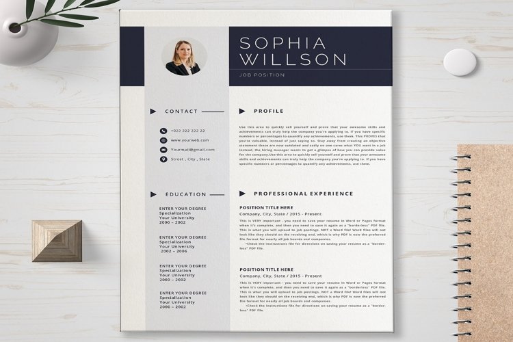 Resume Template example image 1