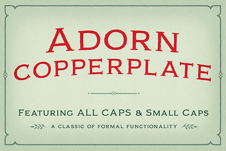 Adorn Copperplate example image 1