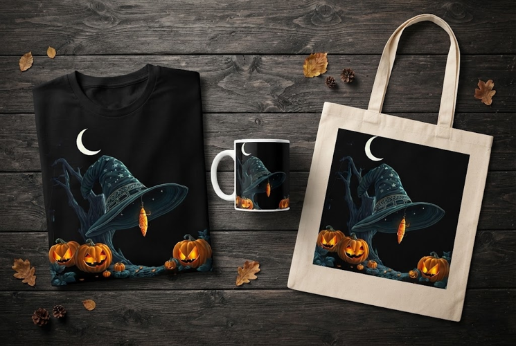 Spooky Witch Hat Fishing Lure Halloween Design