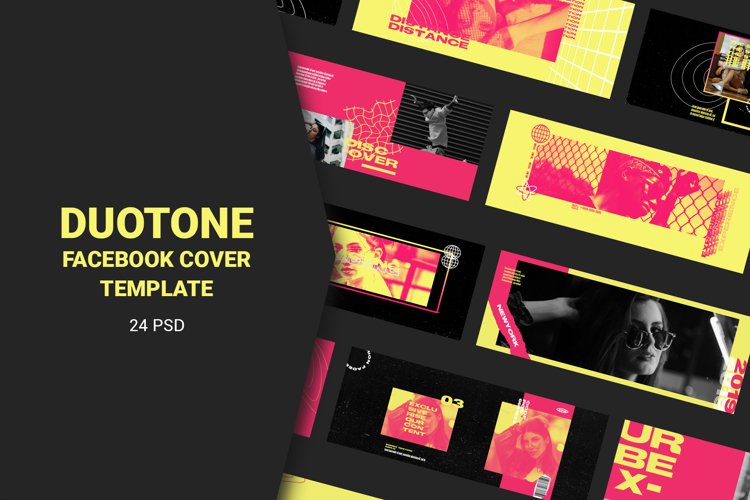 Duotone Facebook Cover Templates