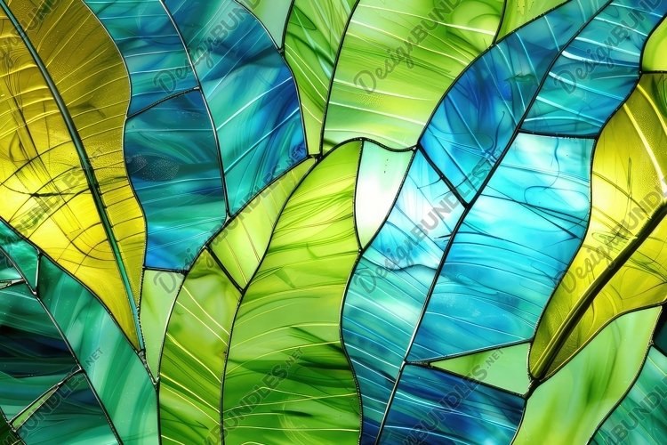 Stained Glass Texture Image 11