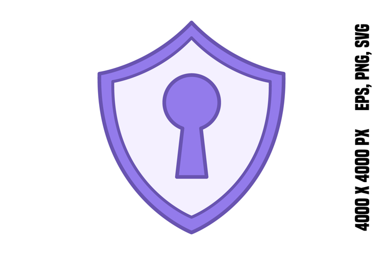 Colored Shield Icon