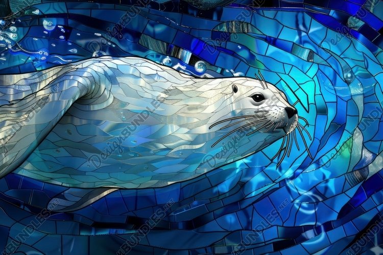 Stained Glass Texture Image 7