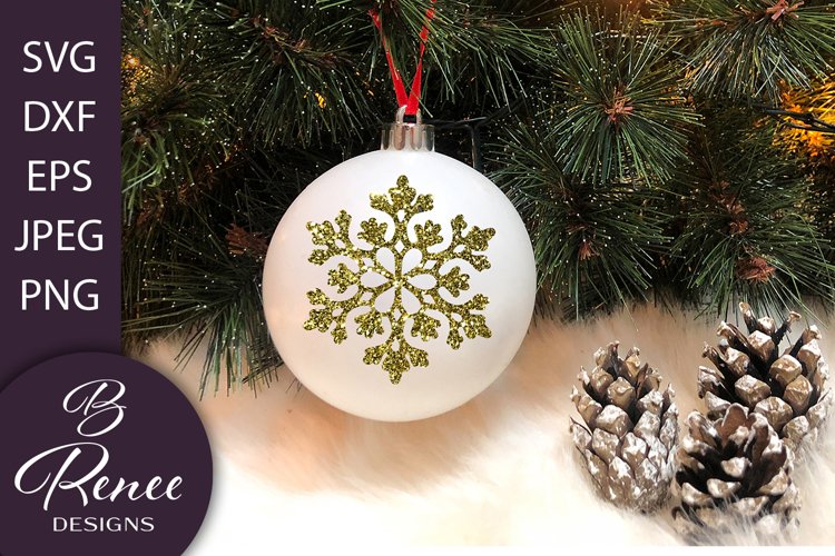 Snowflake SVG Bundle Vol 1 | Christmas Ornament SVG example image 1