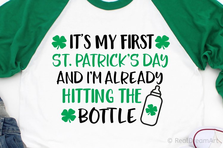 Its My First St. Patricks Day SVG, DXF, PNG, EPS example image 1