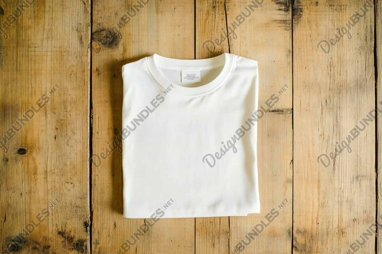 White Tshirt Mockup Image 11