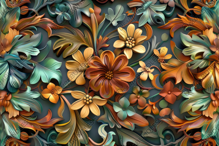 Floral Texture Image 5