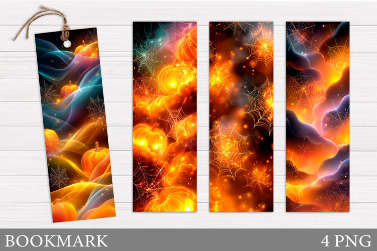 Halloween Bookmark Design. Halloween Pumpkin Bookmark