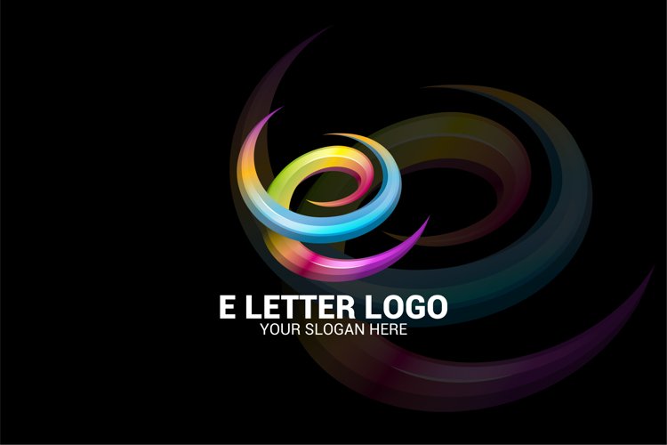 E LETTER LOGO example image 1