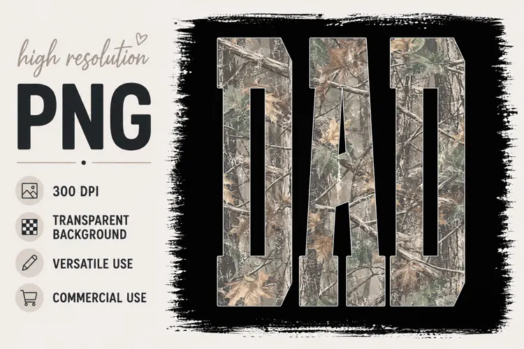 Dad png, Camo png