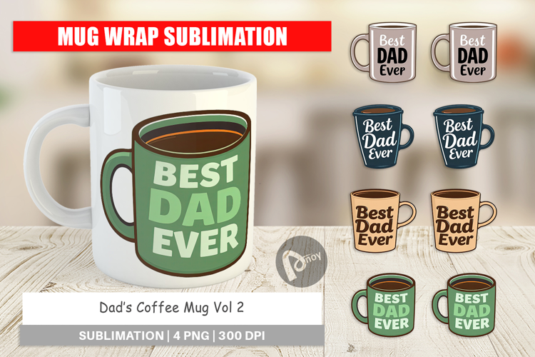 Mug Wrap Dad’s Coffee Mug