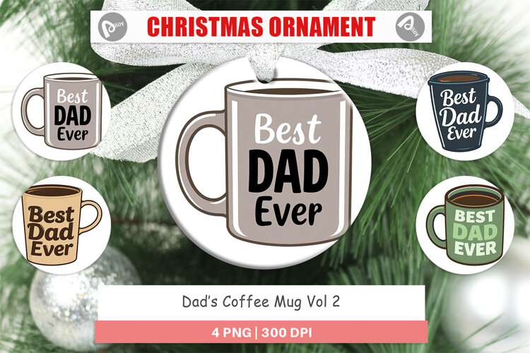Ornament Dad’s Coffee Mug example image 1