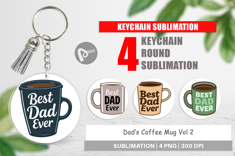 Keychain Dad’s Coffee Mug