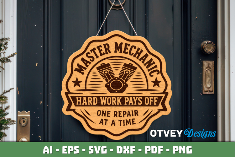Dads Garage SVG | Funny Dad Workshop Sign | Laser Cut Door