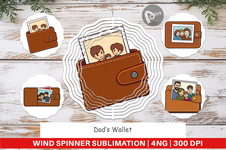 Wind Spinner Dad’s Wallet